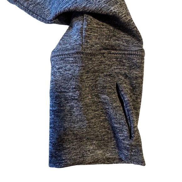 Justice Active gray blue and green zip jacket with thumb holes size 10 - Picture 5 of 9